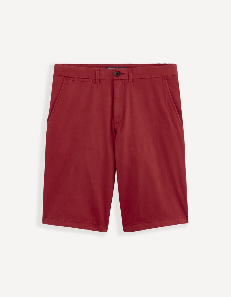 Bermuda chino coton stretch Celio Tunisie