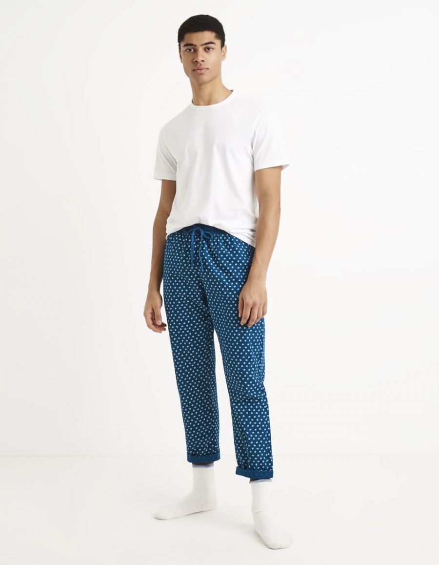 Pyjama manches courtes et pantalon coton organique Celio Tunisie