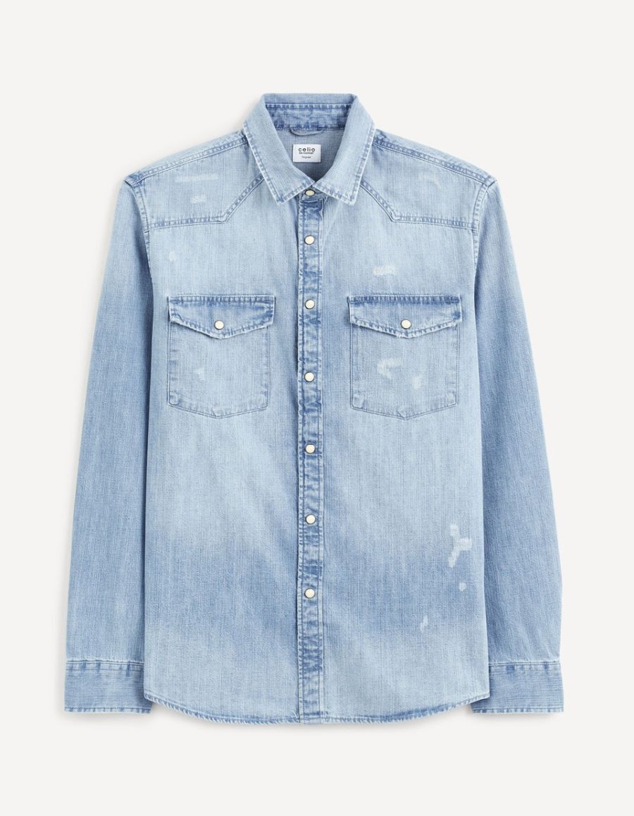 chemise en jean brut