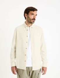 Celio chemise velours on sale