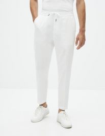 Pantalon en lin pour homme CEFALU / Pantalon en lin taille élastique motif  denim / Pantalon en velours côtelé -  Canada
