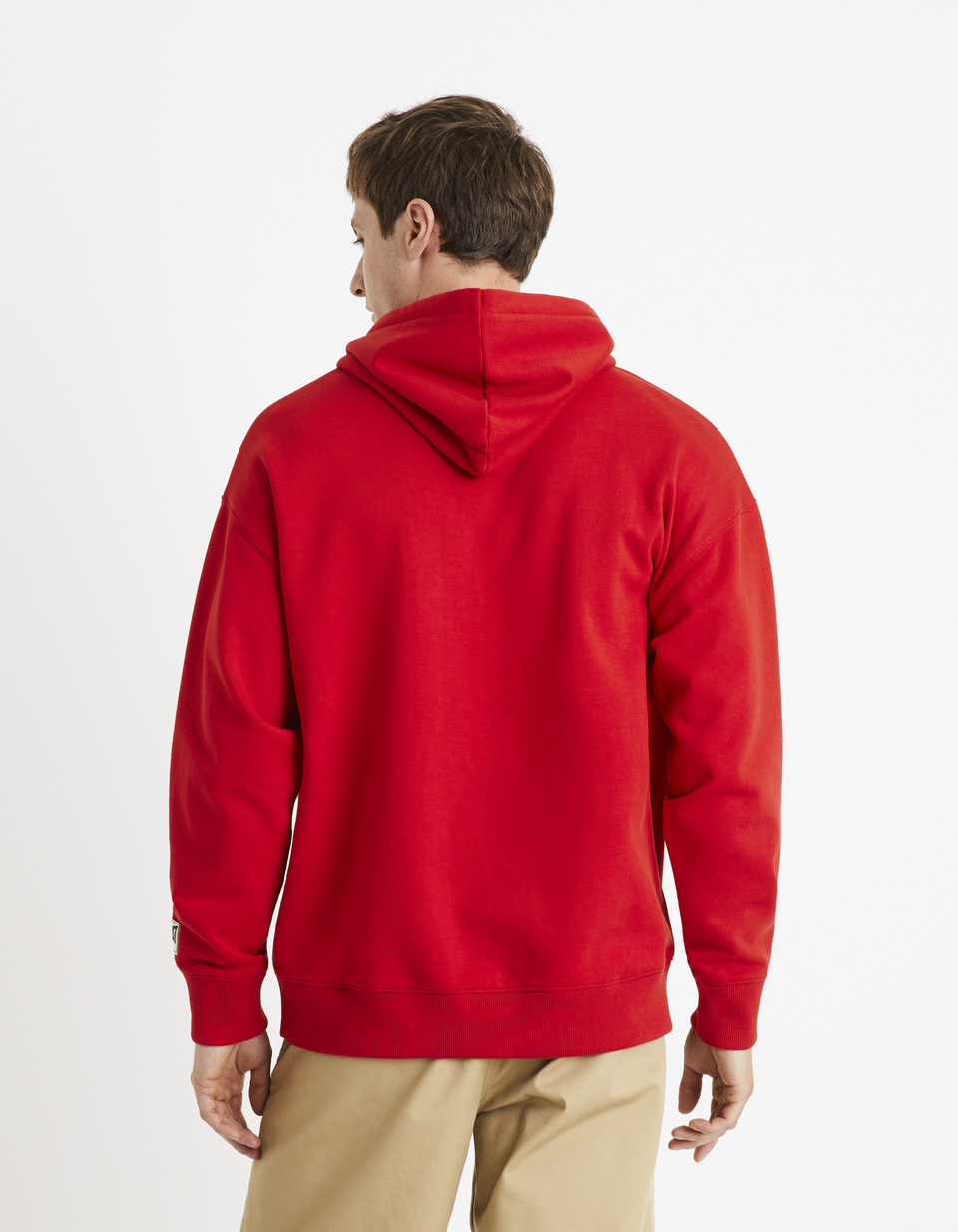 sweat a capuche rouge