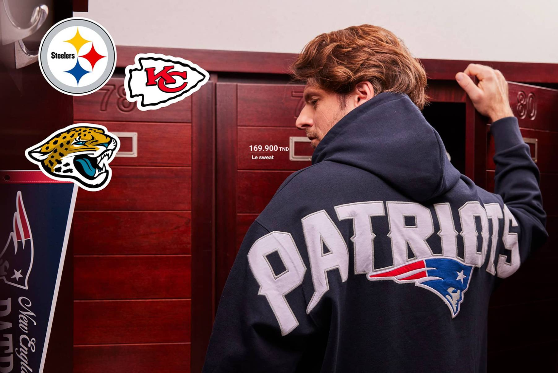 NFL - Sweat Patriots de la Nouvelle-Angleterre